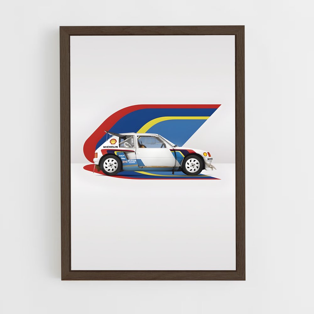 Poster Rallye Triumph – affiche Peugeot (vue 5)